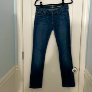 7 straight hot leg jeans